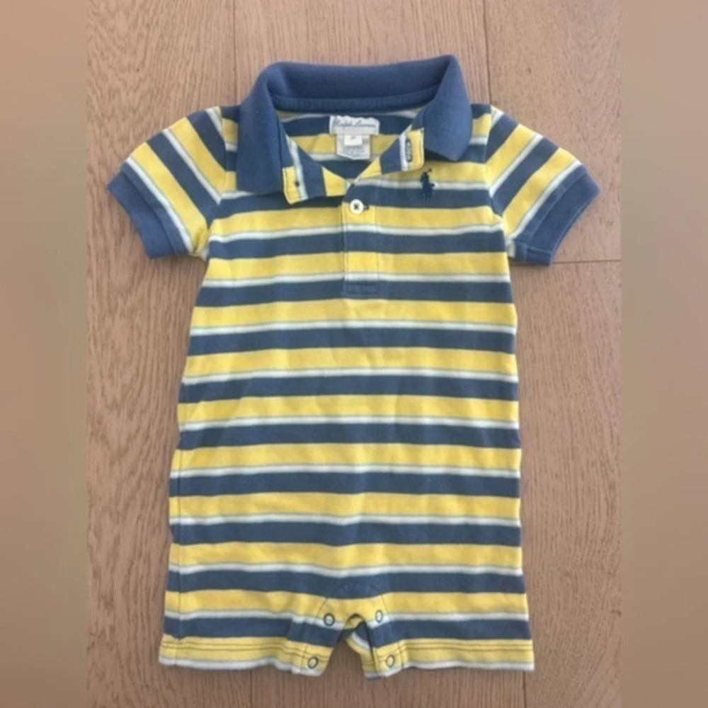Ralph Lauren short sleeve, short onesie 6 month